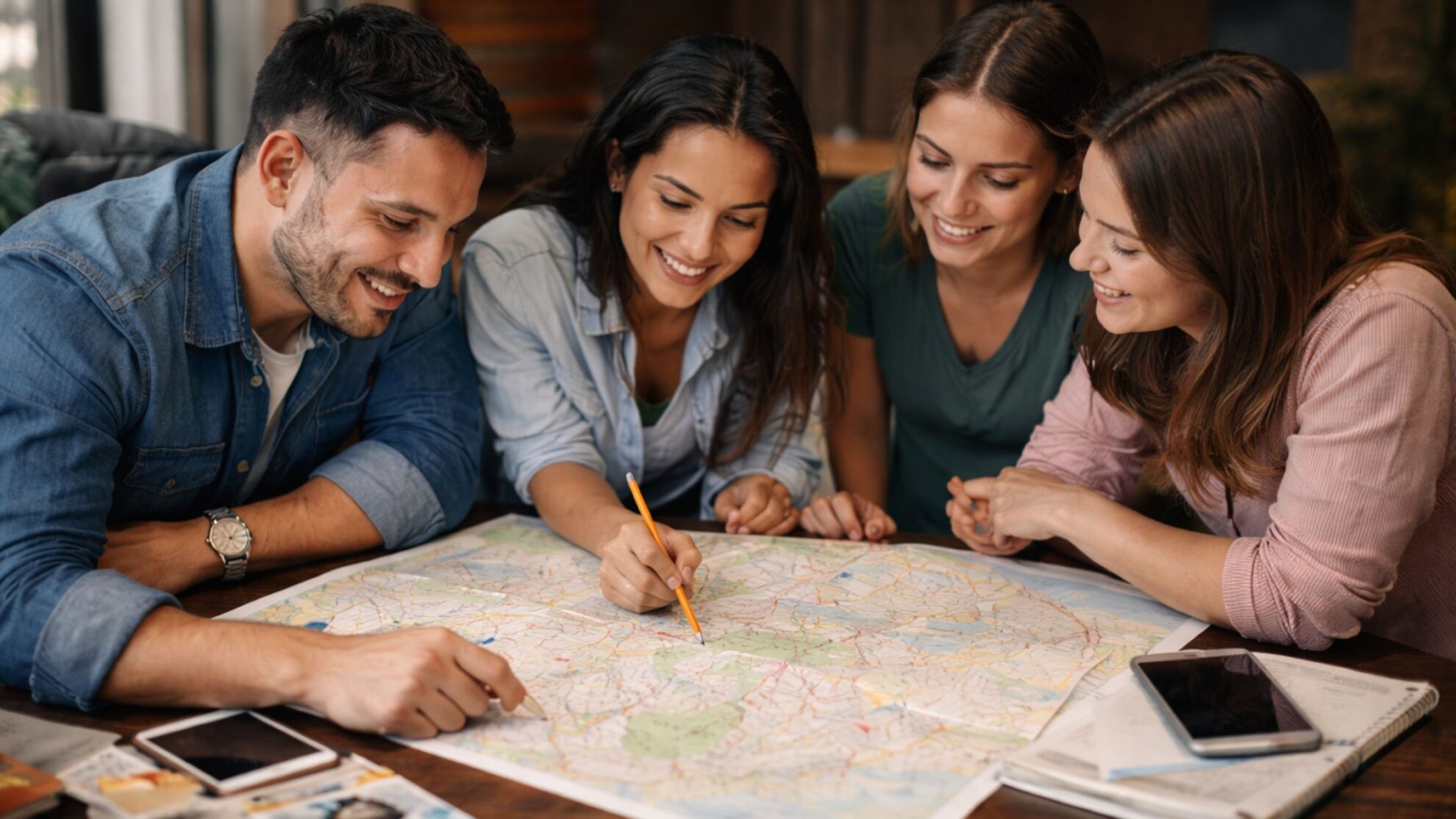 organizar viaje en grupo