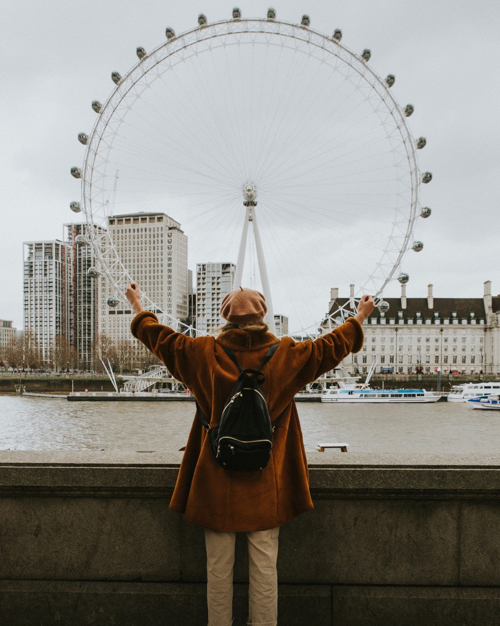photo of a girl in london