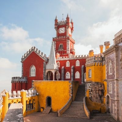 Portugal's iconic colorful buildings