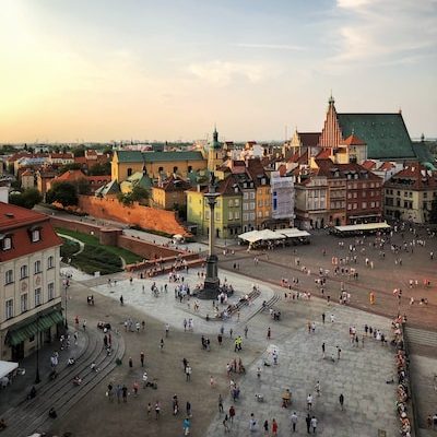 photo of Cracow's central square